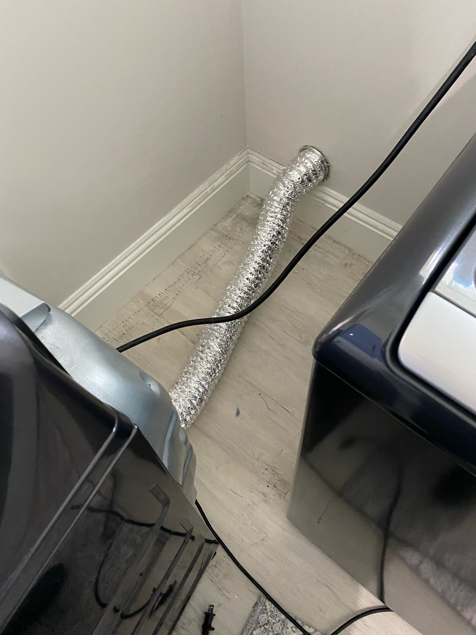 Clean dryer vent setup